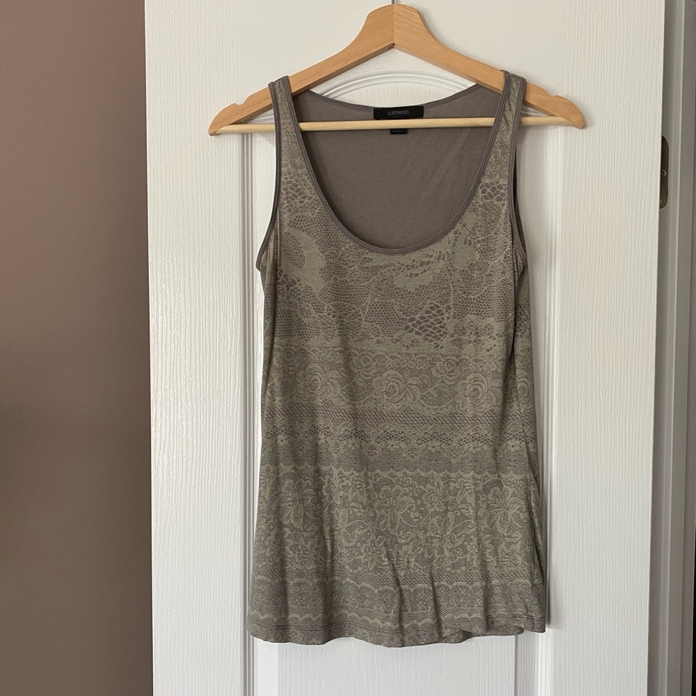 Gray tank top from Express